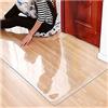 Generic Tappetino per sedia da scrivania in PVC trasparente, 120 x 139,7 cm, tappeto protettivo per pavimento per ufficio e casa, tappetino trasparente impermeabile 75 x 120/90 x 120 cm