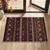GENIMO Vintage Tappeto Ingresso Interno, 60x90 cm, Marrone scuro | Lavabile Antiscivolo, Pelo Corto, Cucina, Camera da Letto, Entrata, Scendiletto, Ufficio