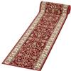 Mazovia Tappeto Passatoia Corridoio 70x100cm Rosso Classico Tradizionale | Tappeto Passatoia per Cucina Lavanderia Camera da Letto Facile da Pulire Resistente Ai Detergenti Morbido Venduto al Metro