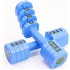 FFitness Set Manubri Regolabili Set 2 Pesi da 1 a 2,5 Kg Dumbbell 4 in 1 Attrezzatura Fitness Palestra Casa Allenamento