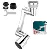 XiDeShop 1080° - Prolunga universale per rubinetto girevole per cucina e bagno, estensione in lega di rame con 2 modalità di getto e facile installazione