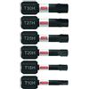 Bosch ITTHV106 - Set di punte per avvitatore Torx da 1 pollici, 6 pezzi