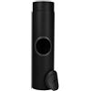 Lanzzas - Tubo per fumo, 500 mm, con apertura per la pulizia, diametro 130 mm, colore: Nero