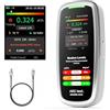 AEGTEST HOUND-2070 Rilevatore di Radon per Casa, Display di Temperatura e Umidità, 504 Giorni di Archiviazione Dati, Ricaricabile, Tester Radon 3-in-1 Portatile per Seminterrato, pCi/L o Bq/m³