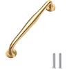 SYDARSYN 1 pezzi Maniglie per Mobili Cucina Oro Ottone Maniglie per Armadietti Barra Maniglia Comò Cassetto Pomelli Bagno Maniglie 128mm