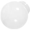 GANAZONO Acrilico Paralume Bianco Ricambio, Sfera per Lampada Esterna | Diametro Base 7,5cm, Adatto a Base Interna da 8cm, Luce Diffusa Decorativa
