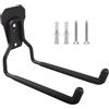 Maclean 1x Gancio per garage, Supporto da parete per Garage per Pneumatici, tubi, scale, Biciclette - carico max Gancio a muro per organizzazione, Portautensili (1, Distanza dal muro: 16,5 cm)