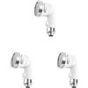 Leisurealeaneag Set di 3 ugelli per doccia e interruttore per bagno e accessori per la casa