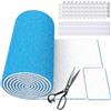 UBeesize Filtri per bocchetta dell'aria, 30,5 x 228,6 cm, da tagliare su misura (oltre 35 filtri), kit di 8 filtri di ventilazione per pavimenti domestici, griglie, soffitti, prese d'aria per forni