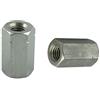 AGBERG - Dadi esagonali M6 (10 pezzi) 3 D alti, dado lungo, acciaio inox VA A2 V2A, manicotto esagonale antiruggine, DIN 6334