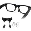 RCstyle HiBloks - Naselli per occhiali per ottiche RayBan Meta Blayzer Gen 2 | Naso antiscivolo ricaricabili per Ray-ban Meta Blazer Optics Gen 2 RW7001 Smart Glasses, Flip-up Clip Silicone Nose Holder
