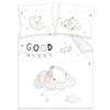 Herding babybest Set di Biancheria per Culla "Sleeping Little Bear", 35 x 40 cm + 80 x 80 cm, con Chiusura a Patella, 100% Cotone, Multicolore