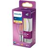 Philips LED Lampadina a Filamento Candela, Equivalente a 60W, E14, Luce Bianca Calda, Non Dimmerabile