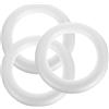 PLAFOPE 3 Pezzi Cerchi di Polistirolo per Ghirlande, Anello Rotondo Bianco | Kit per Realizzare Ghirlande, Decorazioni Matrimonio, Cerchi per Decorazioni, Polistirolo da Decorare