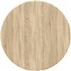 Generic Tavolo rotondo Ø 40 x 1,5 cm Legno di rovere Sonoma Ingegneria | Design minimalista, per sala da pranzo e ufficio, uso interno, progetti fai-da-te, facile manutenzione