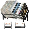 powerking Libreria da tavolo regolabile per organizer da scrivania, inclinabile, per ufficio, casa, soggiorno, porta riviste, file, CD, libri e espositori in vinile