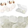 MERVYNGLYNNHUNTER 50Pz Dischi in Madreperla con Foro per Fai da Te,Conchiglie,Ghirlanda,Tenda Vento,Tenda per Porta,Decorazione Mediterranea