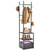 YITAHOME Appendiabiti da corridoio industriale con scarpiera, autoportante, con 1 cassetto, grande appendiabiti per ingresso, corridoio, soggiorno
