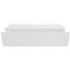 VDD Armadio sospeso per corridoio, credenza sospesa, con cassetto, larghezza 100 cm, bianco