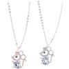 LIGIGWASH 1pezzi Collana in Argento per Donna Ciondolo Forma di Topo Girocollo Elegante e Moderno Adatto Tutti i Giorni Regalo per Compleanno o Festa