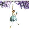 Generico Bohemian Whimsical Wind Swaying Figurine | Whimsical Dancing Lady Decor | Window Dancing Lady Art Figurine For Porch, Window, Balcony, Garden, Deck, Sunroom, Yard, Entryway