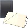 prodigital Album da Disegno A4 Sketchbook, 150 gsm A4 Quaderno da Disegno RILEGATO 100 Pagine/ 50 Fogli Album da Disegno per Matita Carboncino Acquerello Copertina RIGIDA Pelle Nera