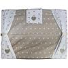 Russo Tessuti Copriforno Copri Forno 35x45 Cuore Pois Vari Colori-Beige