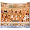 A.Monamour Arazzo da Parete Grande Mandala Antico Egitto Scena Dei E Faraoni Storia Religiosa Geroglifico Egiziano Murales Arte Telo Tessuto Tenda Tovaglia Copriletto Arazzi Murale Decorazione