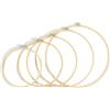 LUYSGBXR Telaio Ricamo 10 pezzi/set di telai da ricamo in legno 8-36 cm, set anelli for a punto croce fai te, strumento artigianale for aghi(36cm)