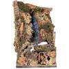 Holyhome Cascata 18x33x20 cm (7,08x12,99x7,87 Inch) con Ponte e Pecore per Presepe