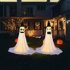 Littleboyny Halloween fantasma luci di Halloween altezza 120 cm decorazione fantasma ansiosa con regali di festa, luci stradali di Halloween per veranda anteriore/giardino/giardino/casa/decorazione per feste