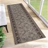 TAPISO Agadir Tappeto Passatoia Runner Antiscivolo Pelo Corto al Metro Design Moderno Motivo Geometrico Monocromatico Grigio Pietra Corridoio Cucina Entrata Ufficio 120 x 110 cm