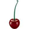 GOBIWM Set di scopino e portascopino per WC a forma di ciliegia, con manico lungo, strumento creativo per la pulizia del bagno (rosso