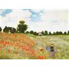 KUSTOM ART Poster Decorativo da Parete Serie Pittori Famosi Claude Monet Papaveri Stampa Artistica su Carta Patinata 40x30 cm Senza Cornice