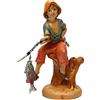 Holyart Uomo che pesca per presepe di 10 cm
