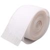 Konrunppy Nastro decorativo in juta per decorazione di matrimonio, nastro grezzo in canapa 5 cm x 10 m (Bianco)