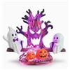 Jiuvaso Lampada Notturna Decorativa Halloween USB, per Scrivania e Comodino | Lampada Halloween Albero Spettrale con Effetto Luminoso Misterioso, Luce Notturna Fantasmi Zucche Albero