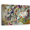 Artenor Quadro Kandinsky Wassily Composizione VII, 100 x 67 cm - Made in Italy, Quadri Moderni Soggiorno, Camera da Letto, Cucina, Poster da Parete, Decorazioni Casa