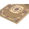 CapitanCasa Tappeto Velour con Retro Antiscivolo Modello Bouquet 175x240 cm Beige