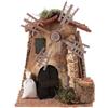 Holyart Mulino a vento rustico presepe 10-12 cm 20x15x10cm