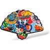 BDM Calamita da frigorifero Barcellona, design mosaico Gaudí con lucertola, souvenir originale e decorativo, souvenir di viaggio per cucina e ufficio, regalo tipico spagnolo