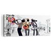 ARTTOR Stampe da Parete Moderne 100x40 cm Quadro su Tela Cultura Persone - 2933 | Musica Strumenti Strada Quadro Decorativo 1 pezzo Soggiorno Camera da Letto Arte da Parete Decorazione da Parete ARTTOR