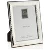 ARTÉ 10x15 Cornice per foto, Made in Italy, elegante placcata in argento, Silver Plated antiossidante, Bellissima cornice in Silver Plated con retro in legno mogano 100Z/10x15