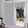 GOMETY Tende per porte francesi, 66x173 cm Tenda frontale con bande, Tende adesive per porte francesi, Tende oscuranti per porte per la privacy e il controllo della luce per la camera da letto (Grigio)