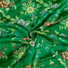 MAYJOYDIY Tessuto jacquard con fiori broccati da 1 metro, 74 ~ 75 cm, tessuto per tappezzeria, decorazione per la casa, colore verde