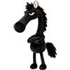 LeeQinersw Ciondolo per Borsa a Forma di Cavallo, Portachiavi Artigianale a Forma di Cavallo, per Borse, Borse a Tracolla, Auto, Tracolla, Nero
