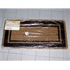 Velcoc Giacomini & Gambarova Velcoc Tappeto con Bordo Fantasia, Cocco, Marrone/Nero, 50 x 100 cm