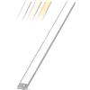 JusLaco 80 cm Lampada LED da incasso da cucina dimmerabile con rilevatore | Barra luminosa a 296 LED, illuminazione per armadio, 3 modalità di colore, 2700-6500 K, ricaricabile tramite USB-C