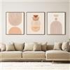 VTRXEG Stampe su tela astratta,Modern Bohemian Botanico Set di poster,per soggiorno, camera da letto, pareti decorative, senza cornice(B,3x60x80cm)