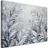 Feeby Quadro su Tela Non Tessuta - Stampa Su Tela - Foglie Botaniche astratte - 30x20 cm - Decorazione Murale - Moderno Soggiorno - quadri moderni soggiorno - poster